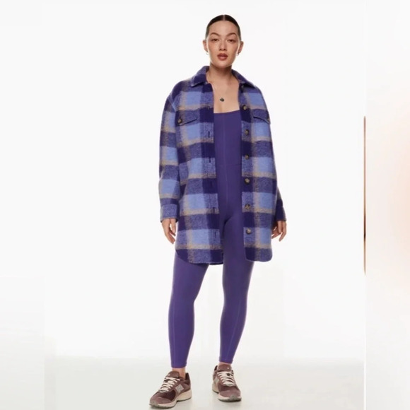 Aritzia Wilfred Free Purple Unitard Jumpsuit XL - Picture 1 of 6